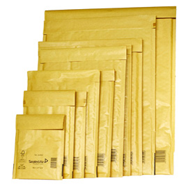 10 Buste imbottite GOLD D 18X26cm UTILE avana MAIL LITE® SEALED AIR®