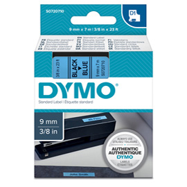 NASTRO DYMO TIPO D1 (9MMX7M) NERO/BLU 409160