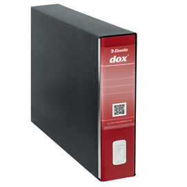 Registratore Dox 10 rosso 46x31,5cm dorso 8cm Esselte