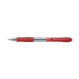 PENNA SFERA SCATTO SUPER GRIP ROSSO FINE 0.7MM PILOT