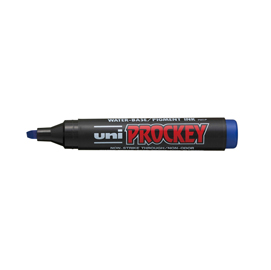 Marcatore UNI PROCKEY M126 p.scalpello blu UNI MITSUBISHI