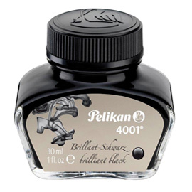 INCHIOSTRO STILOGRAFICO PELIKAN 4001 30ML NERO