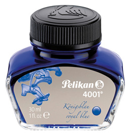 INCHIOSTRO STILOGRAFICO PELIKAN 4001 30ML BLU ROYAL