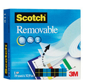 NASTRO ADESIVO Scotch® Magic™ 811-1933 INVISIBILE RIMOVIBILE 19MMX33MT