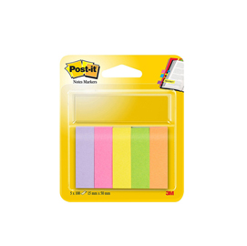 SEGNAPAGINA Post-it® 670-5 (500FG) 5COLORI INDEX 15X50MM IN CARTA