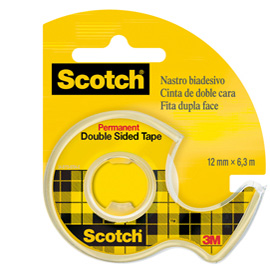 NASTRO BIADESIVO Scotch® 6,3MTX12MM 665-136D PERMANENTE S/LINER IN CHIOCCIOLA