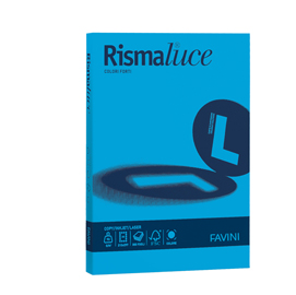 Carta RISMALUCE 140gr A4 200fg azzurro 55 FAVINI