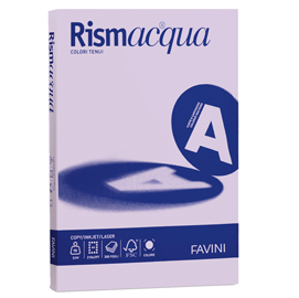 Carta RISMACQUA 140gr A4 200fg lilla 06 FAVINI