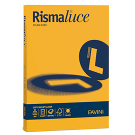 Carta RISMALUCE 200gr A4 125fg giallo oro 52 FAVINI