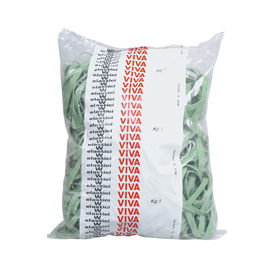 ELASTICO FETTUCCIA VERDE Ø70 T5 SACCO DA 1KG