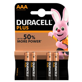 Blister 4 pile MN2400 Duracell PLUS 100 - MINISTILO AAA