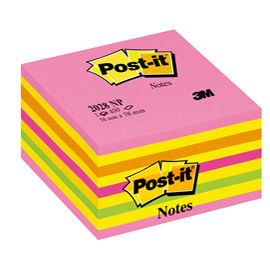 BLOCCO CUBO 450foglietti Post-it® 76x76mm 2028-NP ROSA GUAVA