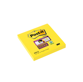 BLOCCO 90foglietti Post-it® Super Sticky 654-S 76x76mm GIALLO ORO