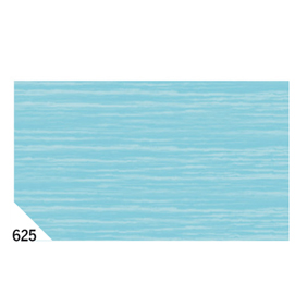 10RT CARTA CRESPA AZZURRO 625 (50X250CM) 48gr/m² Rex Sadoch