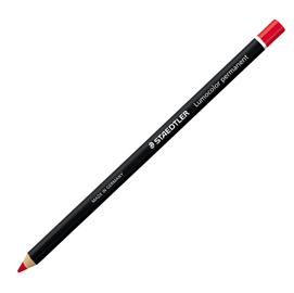 MATITA LUMOCOLOR® PERMANENTE GLASOCHROM ROSSO STAEDTLER