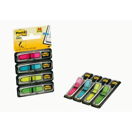 MINISET FRECCE 96 SEGNAPAGINA Post-it® INDEX 684-ARR4 IN 4 COLORI VIVACI