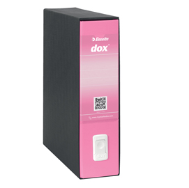 Registratore New Dox 1 rosa dorso 8cm f.to commerciale Esselte