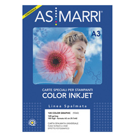 Carta patinata inkjet A3 125gr 100Fg COLOR GRAPHIC 9260 ASMarri