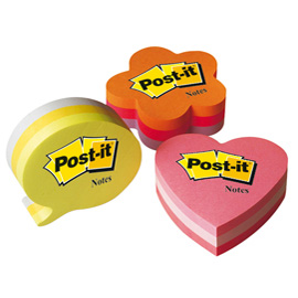 BLOCCO CUORE 225 foglietti Post-it® 70x70mm 2007-H 72gr