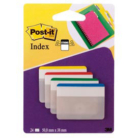 BLISTER 24 Post-it® INDEX STRONG 686F-1 50,8X38MM X ARCHIVIO