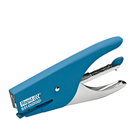 Cucitrice a pinza RAPID S51 SOFT GRIP azzurro