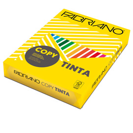 CARTA COPY TINTA A4 80GR 500FG COL.FORTI GIALLO