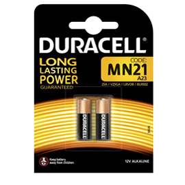 BLISTER 2 PILE DURACELL 12V (MN21)