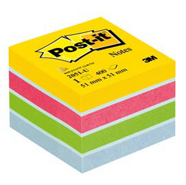 BLOCCO MINICUBO 400foglietti Post-it® 51x51mm 2051-U ULTRA