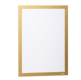 Cornice espositiva adesiva Duraframe® A4 21x29,7cm oro DURABLE