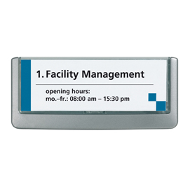 TARGA FUORI PORTA CLICK SIGN 149x53MM DURABLE