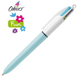 Scatola 12 penna sfera scatto 4 COLOURS™ FUN 1,0mm BIC