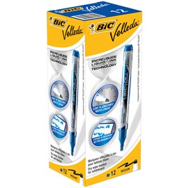 MARCATORI P.TONDA Whiteboard VELLEDA® Liquid Ink Pocket BIC® BLU