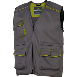 GILET da LAVORO M6GIL grigio/verde Tg. L PANOSTYLE®