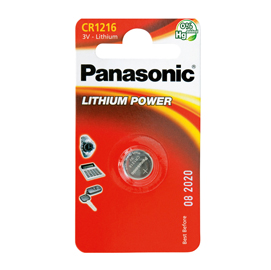 BLISTER Micropila litio CR1216 PANASONIC