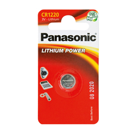 BLISTER Micropila litio CR1220 PANASONIC