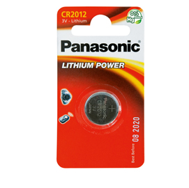 BLISTER Micropila litio CR2012 PANASONIC