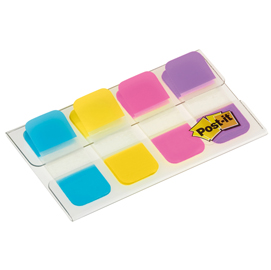 Dispenser 40 SEGNAPAGINA Post-it® INDEX STRONG Mini 676 VIVACI 15,8X38mm