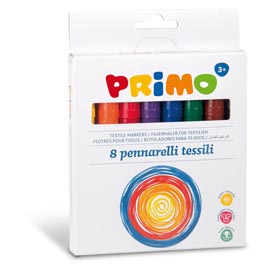 PENNARELLI PER TESSUTO ASTUCCIO 8 COLORI