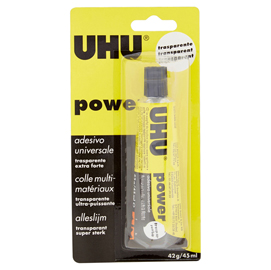 COLLA TRASPARENTE EXTRAFORTE UHU POWER 45ML