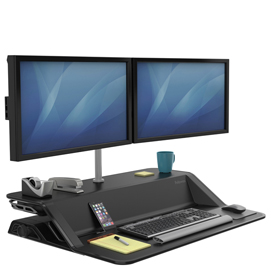 POSTAZIONE DI LAVORO SIT-STAND LOTUS NERO 0007901 FELLOWES