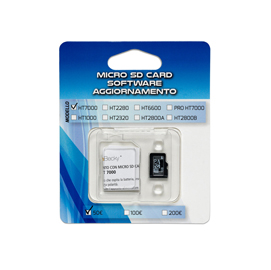 MICRO SD CARD aggiornamento 100/200€ verificabanconote HT1000