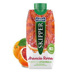 Succo Skipper gusto Arancia Rossa BRICK 330ml Zuegg