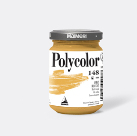 Colore vinilico Polycolor vasetto 140 ml oro ricco Maimeri