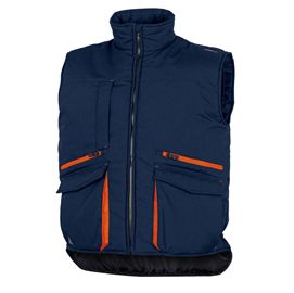 Gilet imbottito Sierra 2 Tg. XXL blu/arancio