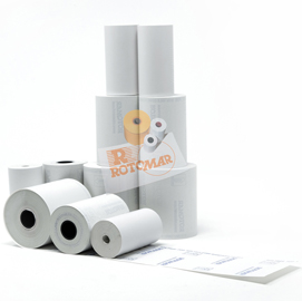 Blister 10 rotoli carta termica 55gr BPA free 57mm x 30mt (POS/carte credit)