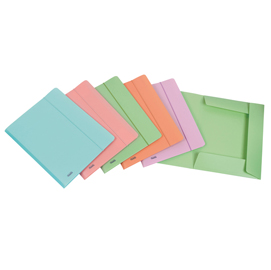 Cartella 3L c/elastico PPL PASTEL lilla f.to utile 24x33cm Favorit