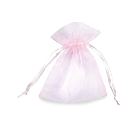 20 Sacchetti organza Milly 8,5x10cm rosa