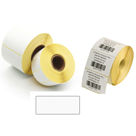 5.000 Etichette Trasf. Termico Diretto f.to 40x21mm - 2 piste - Printex