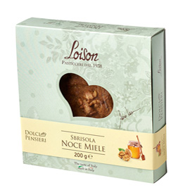 Torta Sbrisola noce miele 200gr - Loison