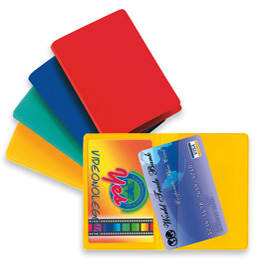 Busta PORTA CARD 2 COLOR 2 tasche col.ass. 5,8x8,7cm Sei rota